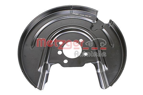 Spritzblech Bremsscheibe Hinten Links Metzger 6115469 FÜR Audi Seat Skoda VW