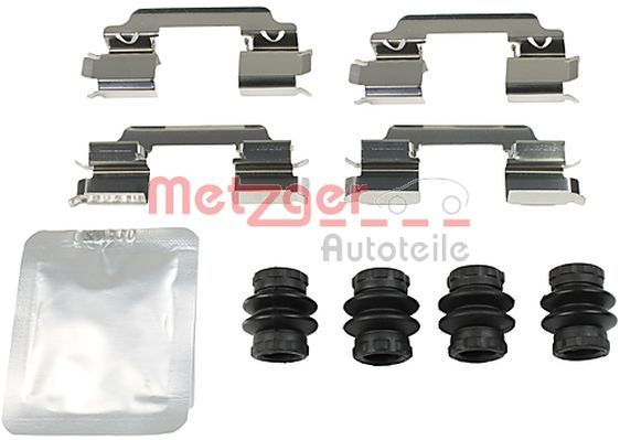ZubehÖRsatz Scheibenbremsbelag Hinten Metzger 109 0010 FÜR Mercedes ZubehÖR KIT
