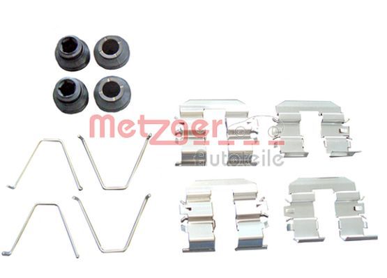 ZubehöRsatz Scheibenbremsbelag Hinten Metzger 109 0060 FüR Hyundai KIA Volvo