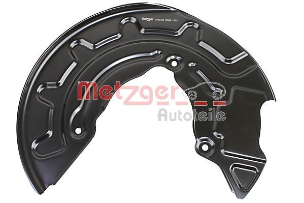 Spritzblech Bremsscheibe Vorne Links Metzger 6115489 FÜR Audi Seat Skoda VW