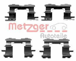 ZubehÖRsatz Scheibenbremsbelag Vorne Metzger 109 1631 FÜR Toyota ZubehÖR KIT